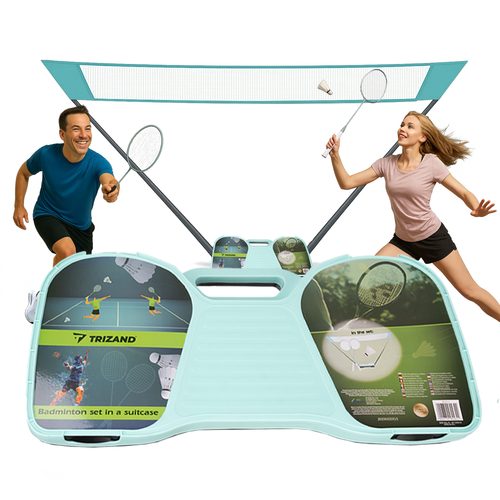 25515 badminton set in case