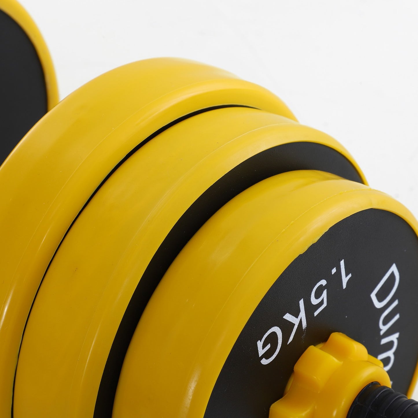 Adjustable 25 kg dumbbell set with 12 plates for fitness