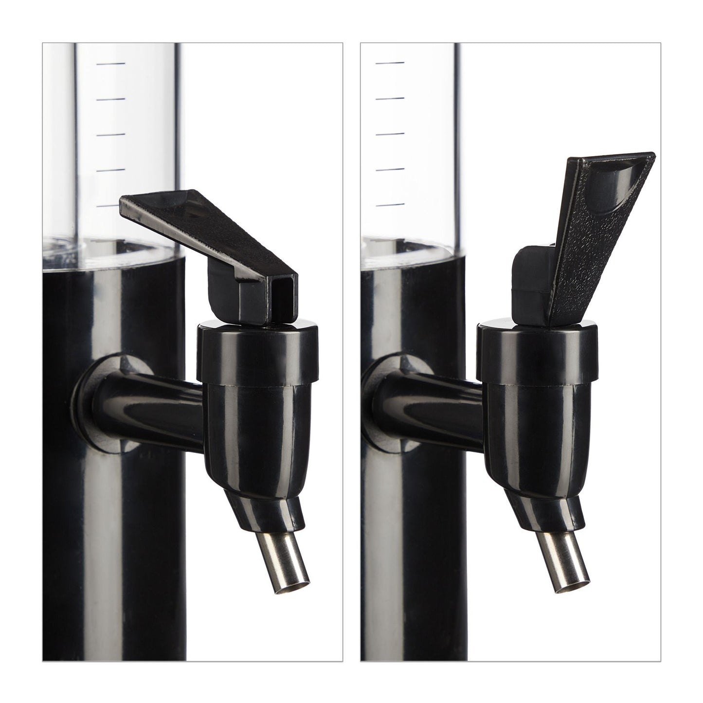 2.5 liter beer column with tap