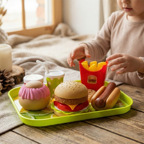 26-Piece Fast Food Toy Set for Creative Play