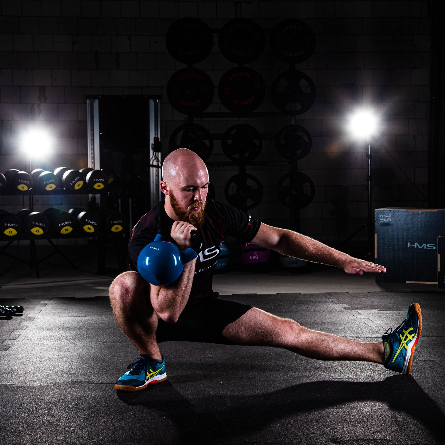 28 kg Cast Iron Kettlebell – Blue