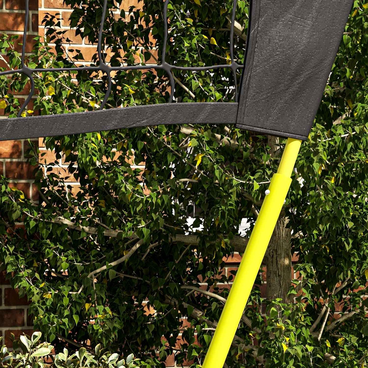 2-in-1 adjustable badminton and volleyball net set with stand
