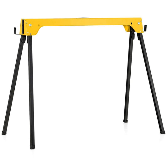 2 Pack Collapsible Saw Horses Compact Power Tool Stand Package 92 x 48 x 74 cm