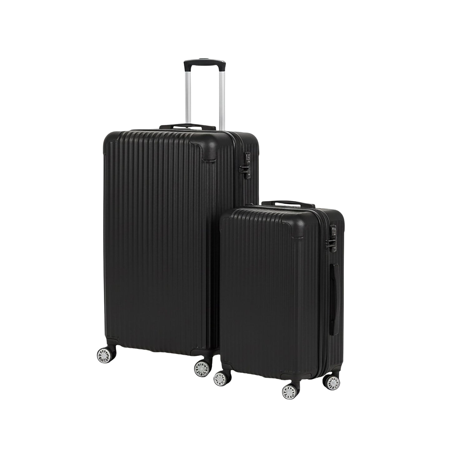 2-Piece Hard-Shell Luggage Set with 360 Wheels
