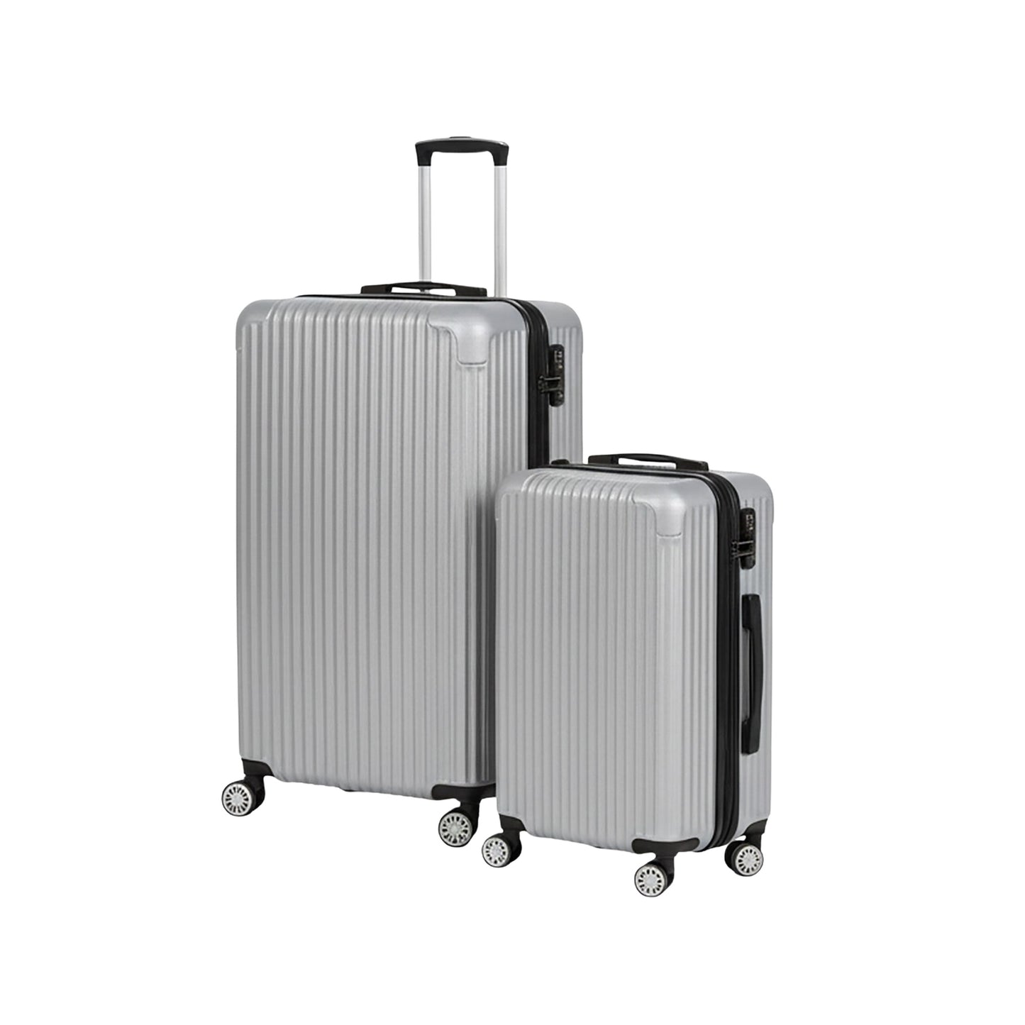 2-Piece Hard-Shell Luggage Set with 360 Wheels