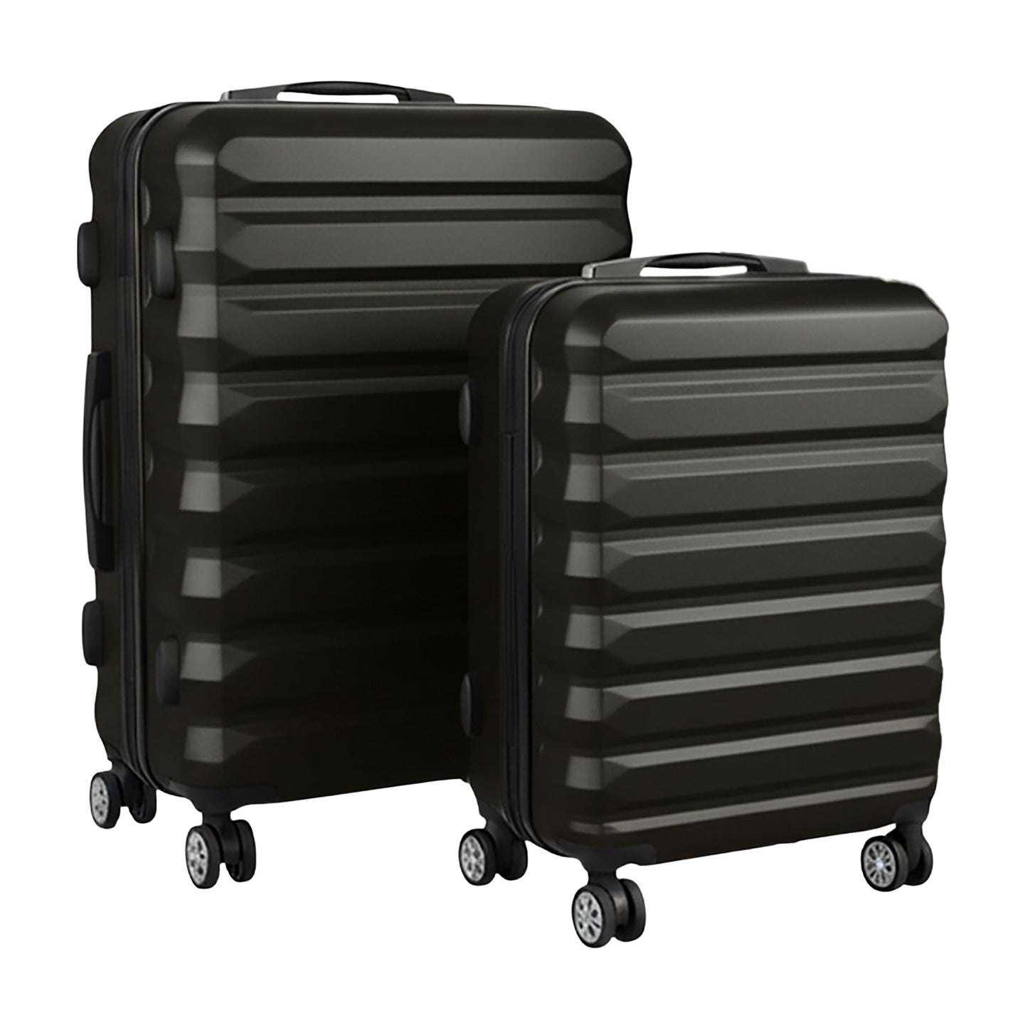 2-Piece Hard-Shell Luggage Set with Wheels