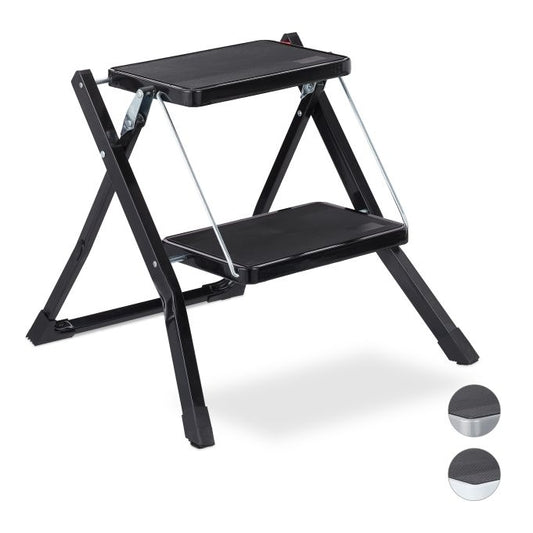 2-step folding stepladder