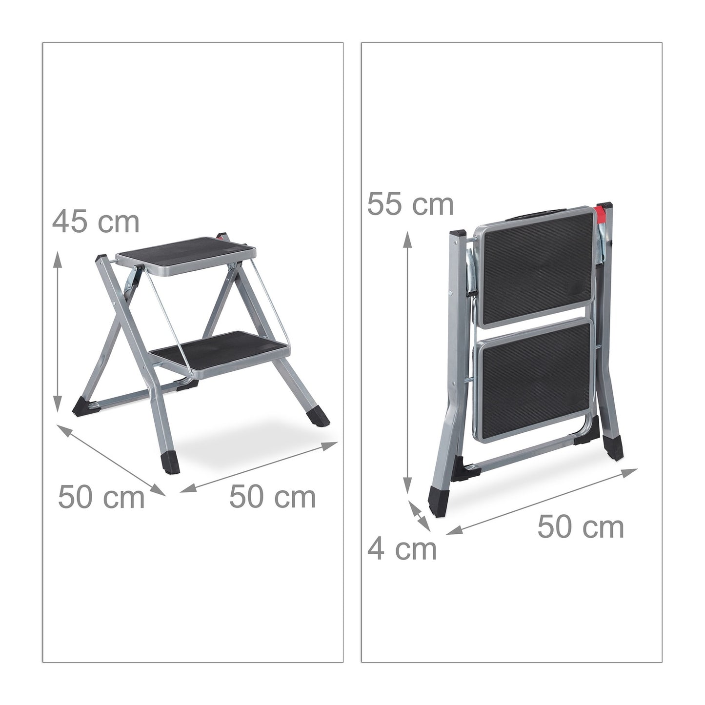 2-Rung Folding Step Ladder