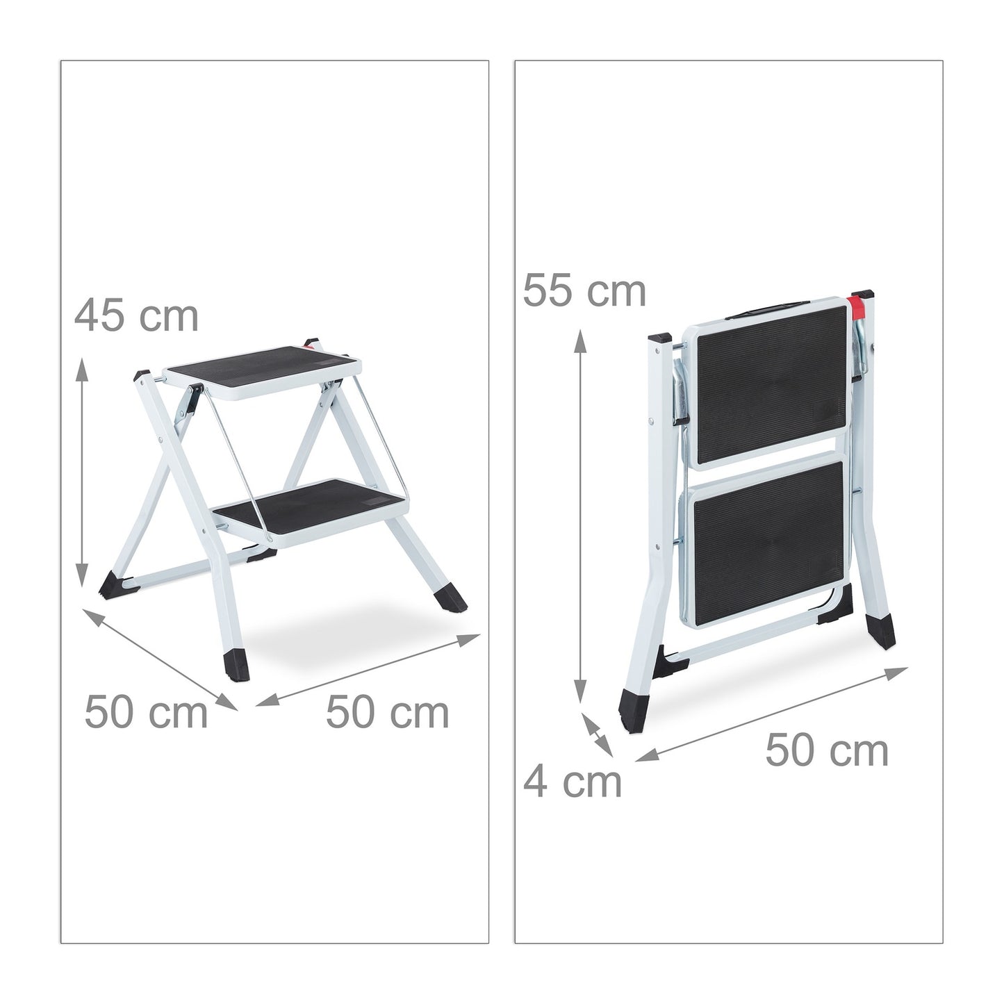 2-Rung Folding Step Ladder