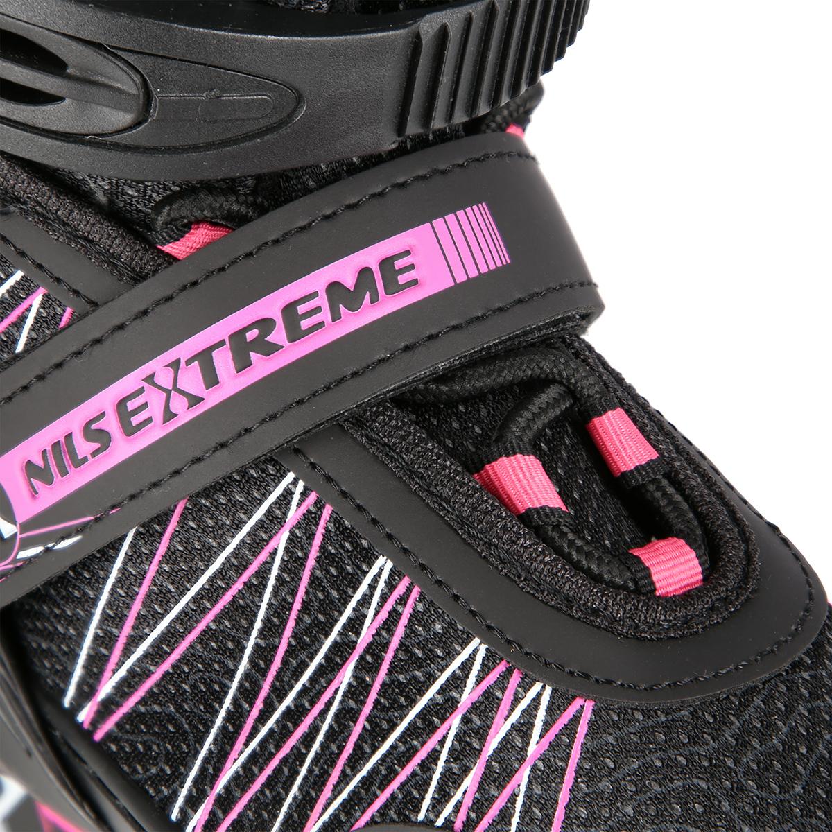 2-in-1 Black/Pink Inline & Ice Skates, Size M (35-38)