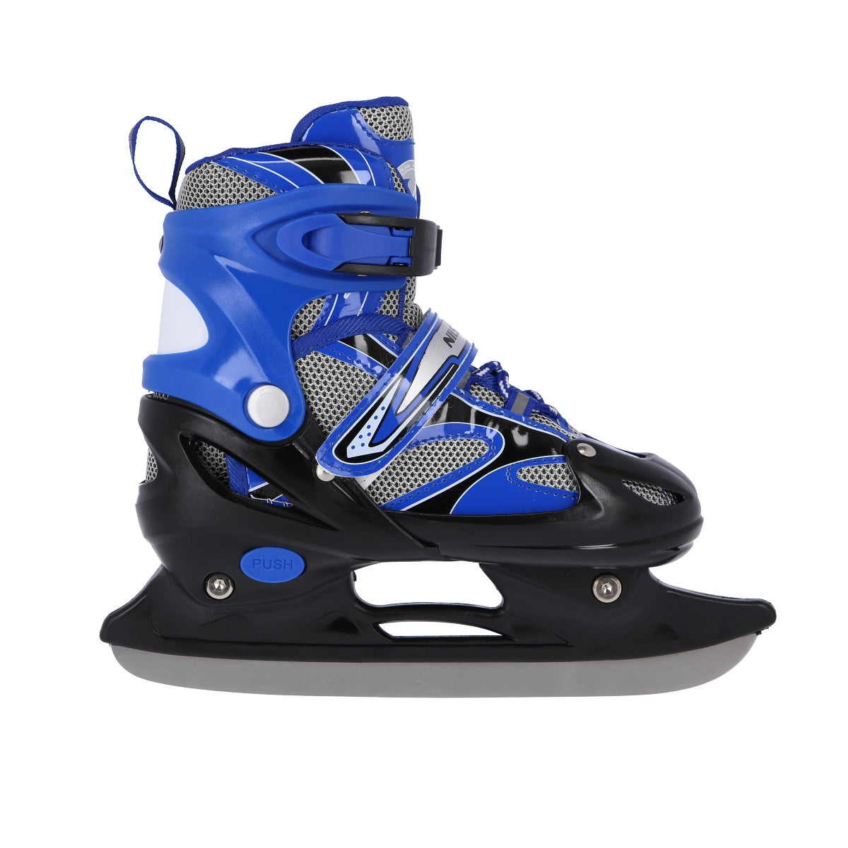 2-in-1 Blue Inline & Ice Skates, Size L (39-42)