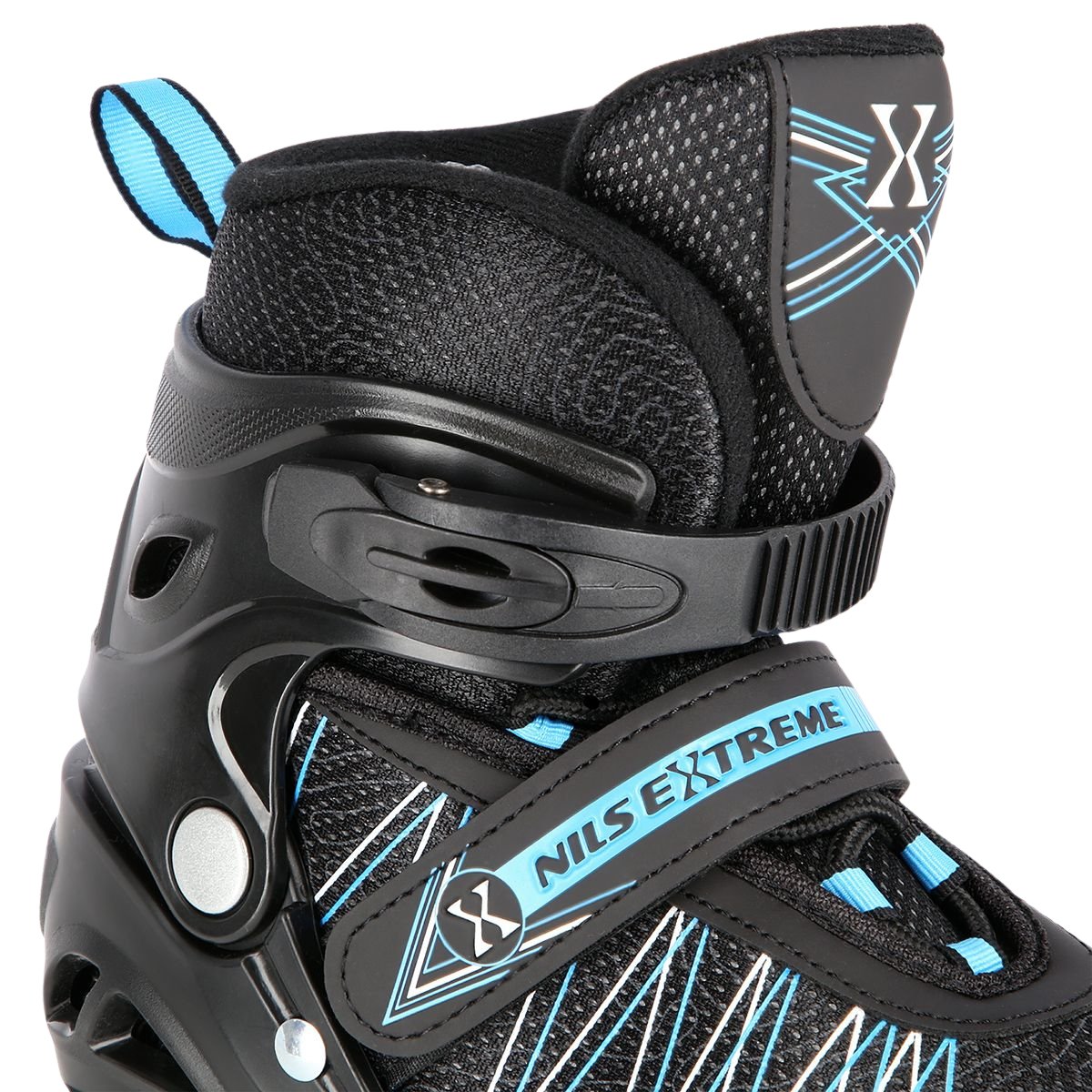 2-in-1 Inline & Ice Skates, Black/Blue, Size L (39-42)