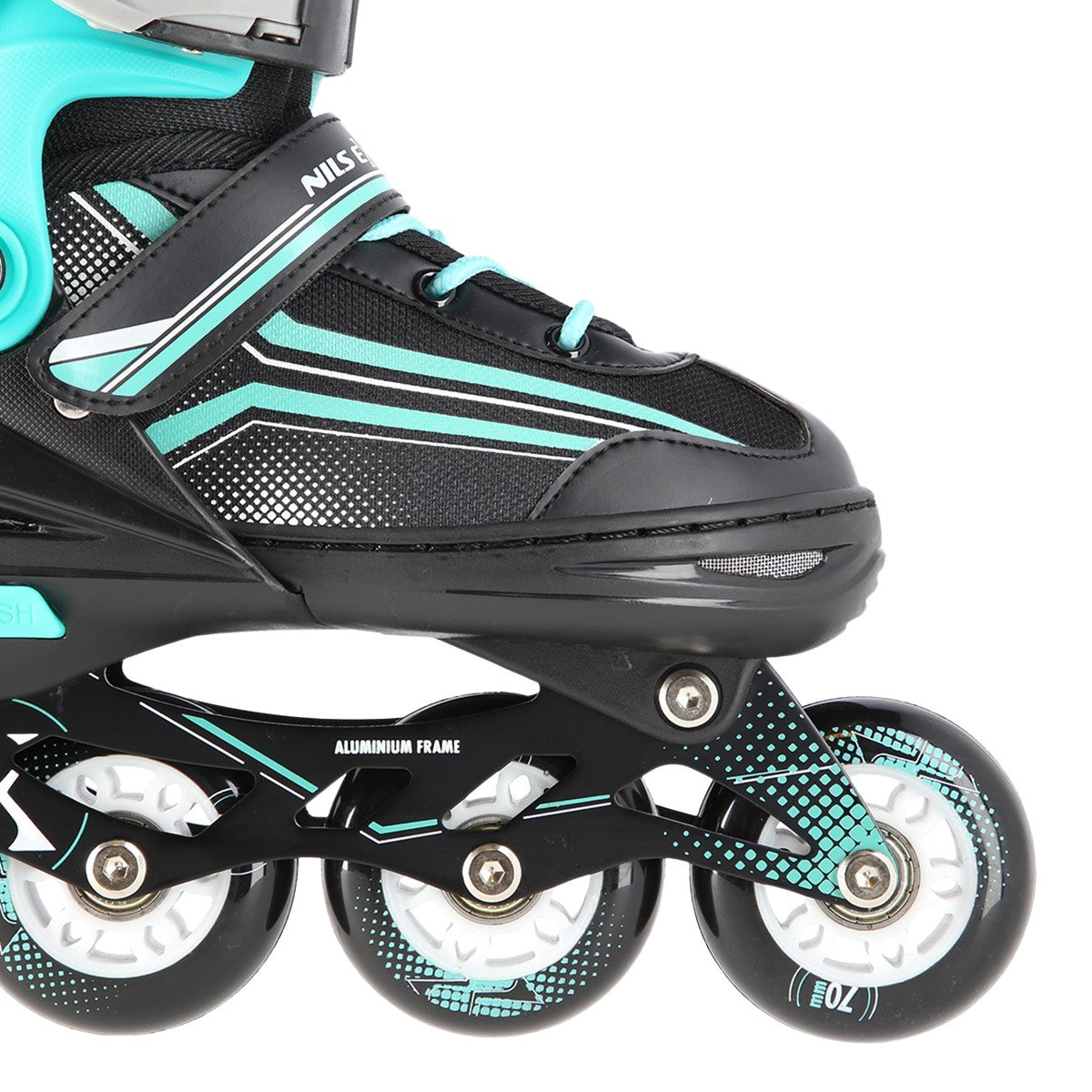 2-in-1 Inline & Ice Skates, Black/Blue, Size L (39-43)