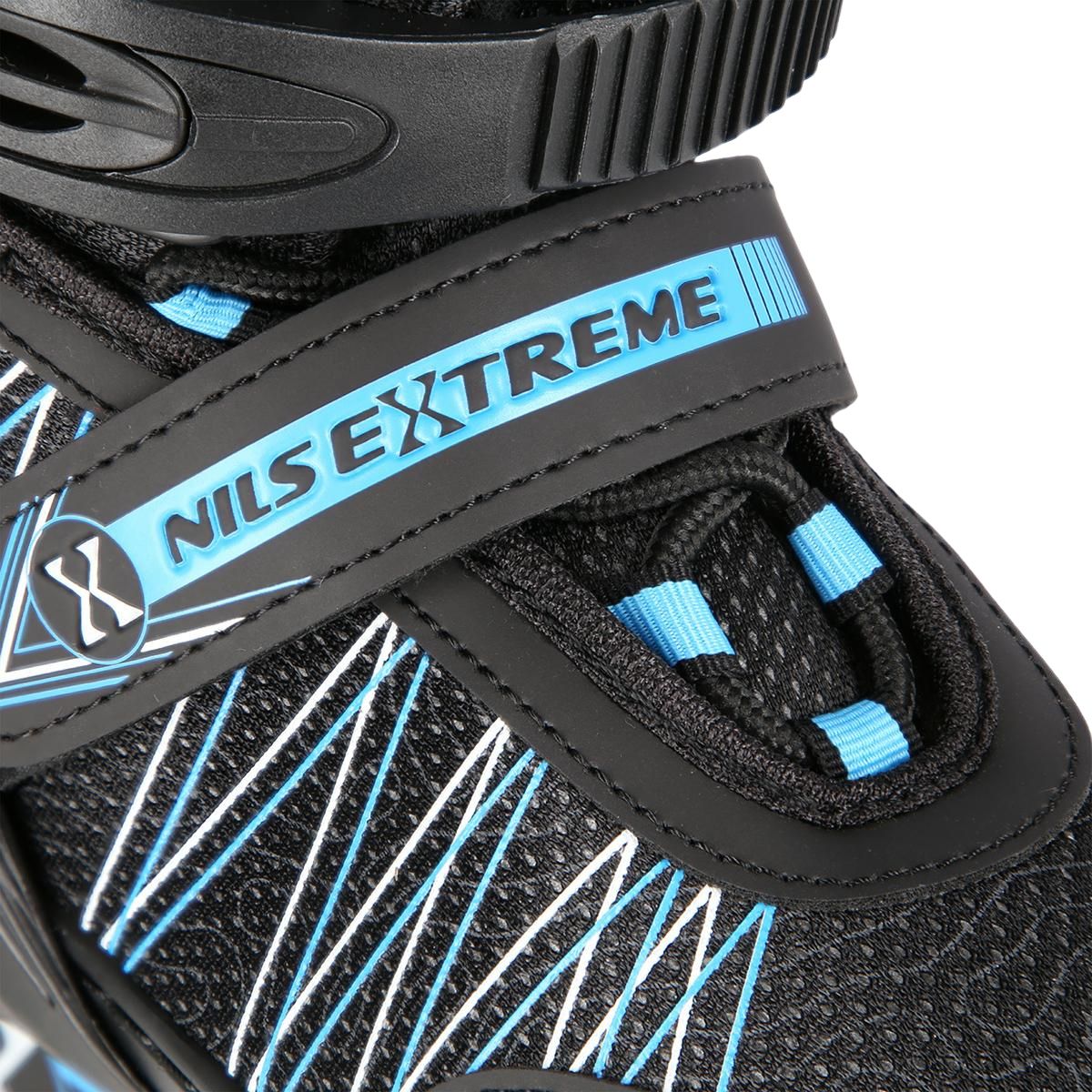 2-in-1 Inline & Ice Skates, Black/Blue, Size M (35-38)
