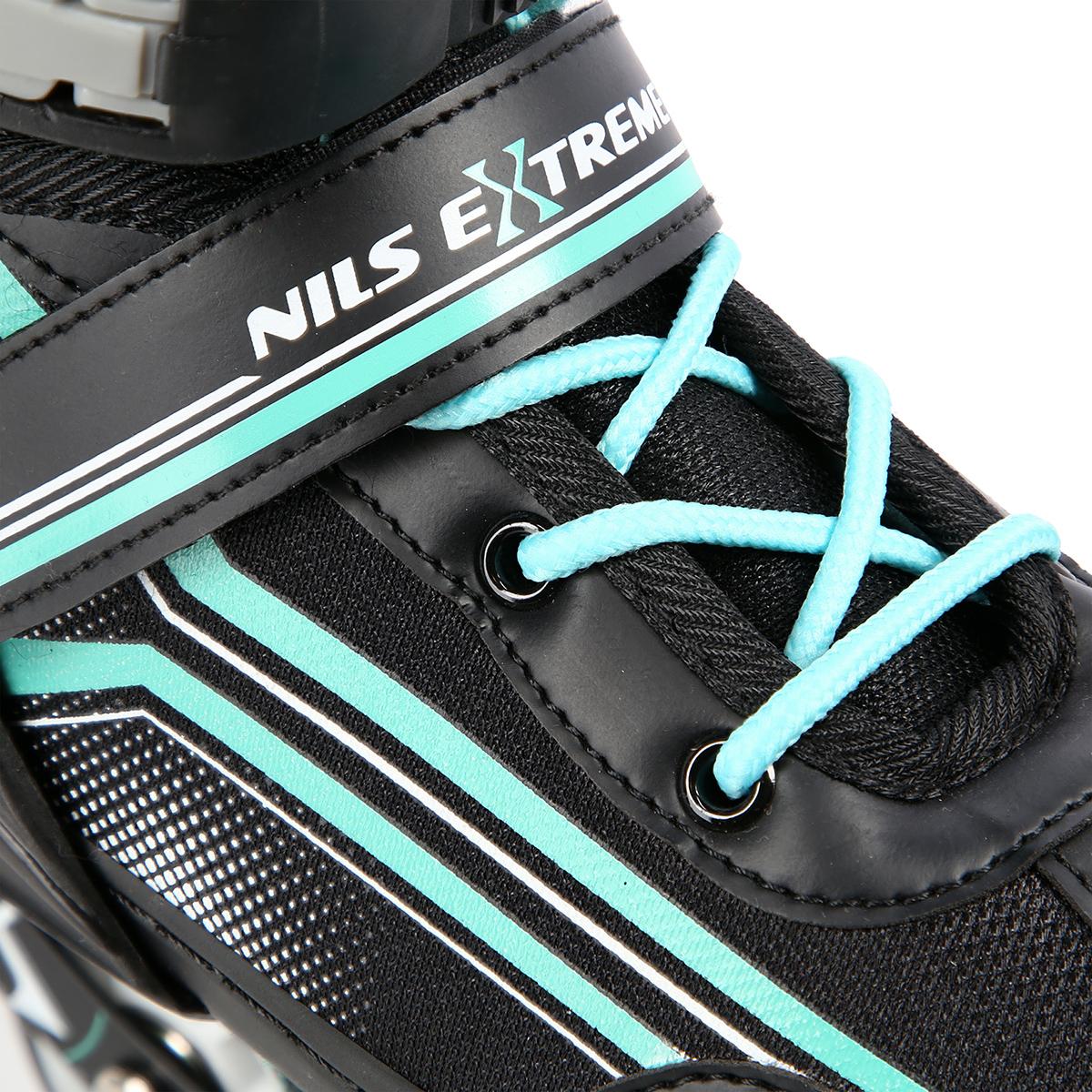 2-in-1 Inline & Ice Skates, Black/Blue, Size S (29-33)