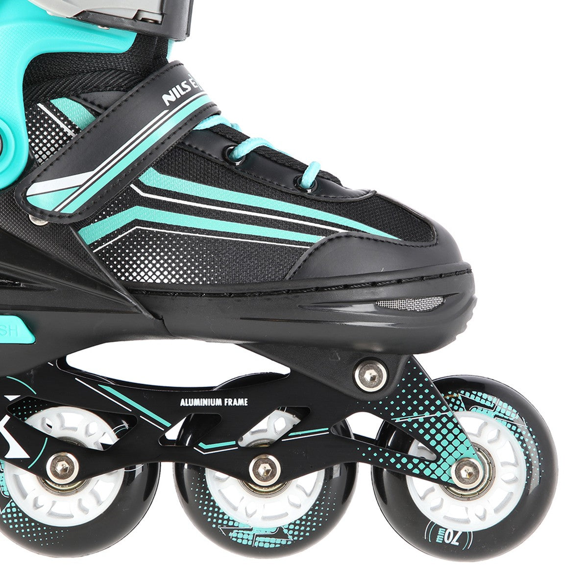 2-in-1 Inline & Ice Skates, Black/Blue, Size S (29-33)