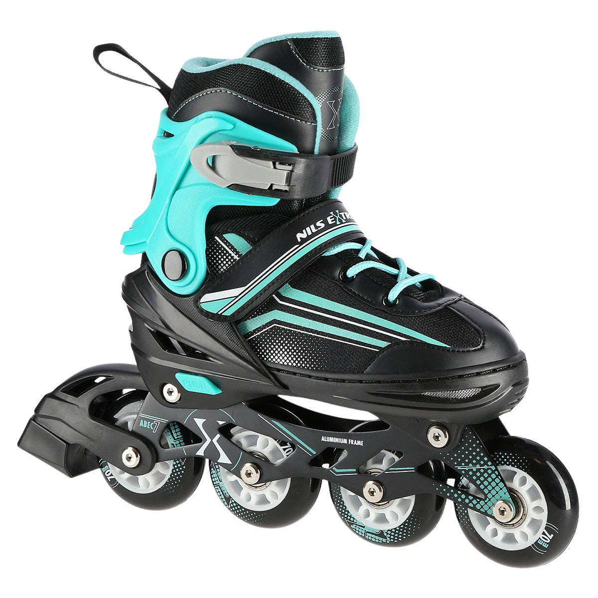 2-in-1 Inline & Ice Skates, Black/Blue, Size S (29-33)