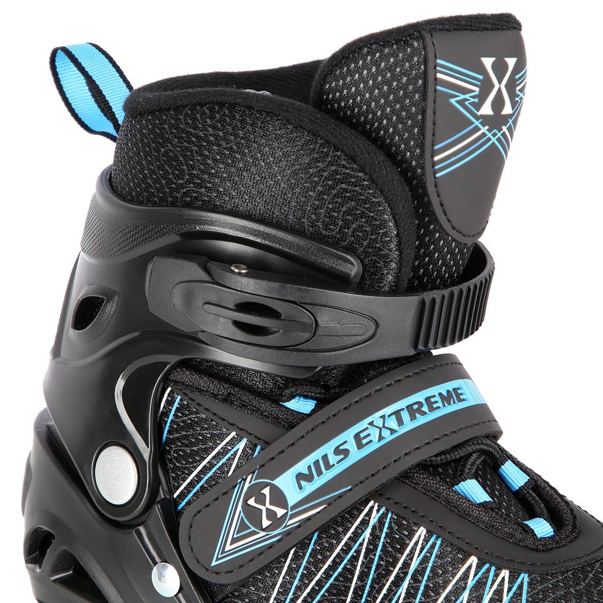 2-in-1 Inline & Ice Skates, Black/Blue, Sizes 31-34