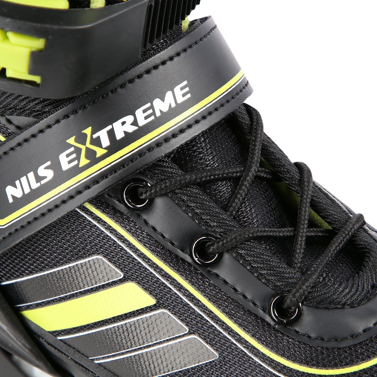 2-in-1 Inline & Ice Skates, Black/Lime, Size S (29-33)