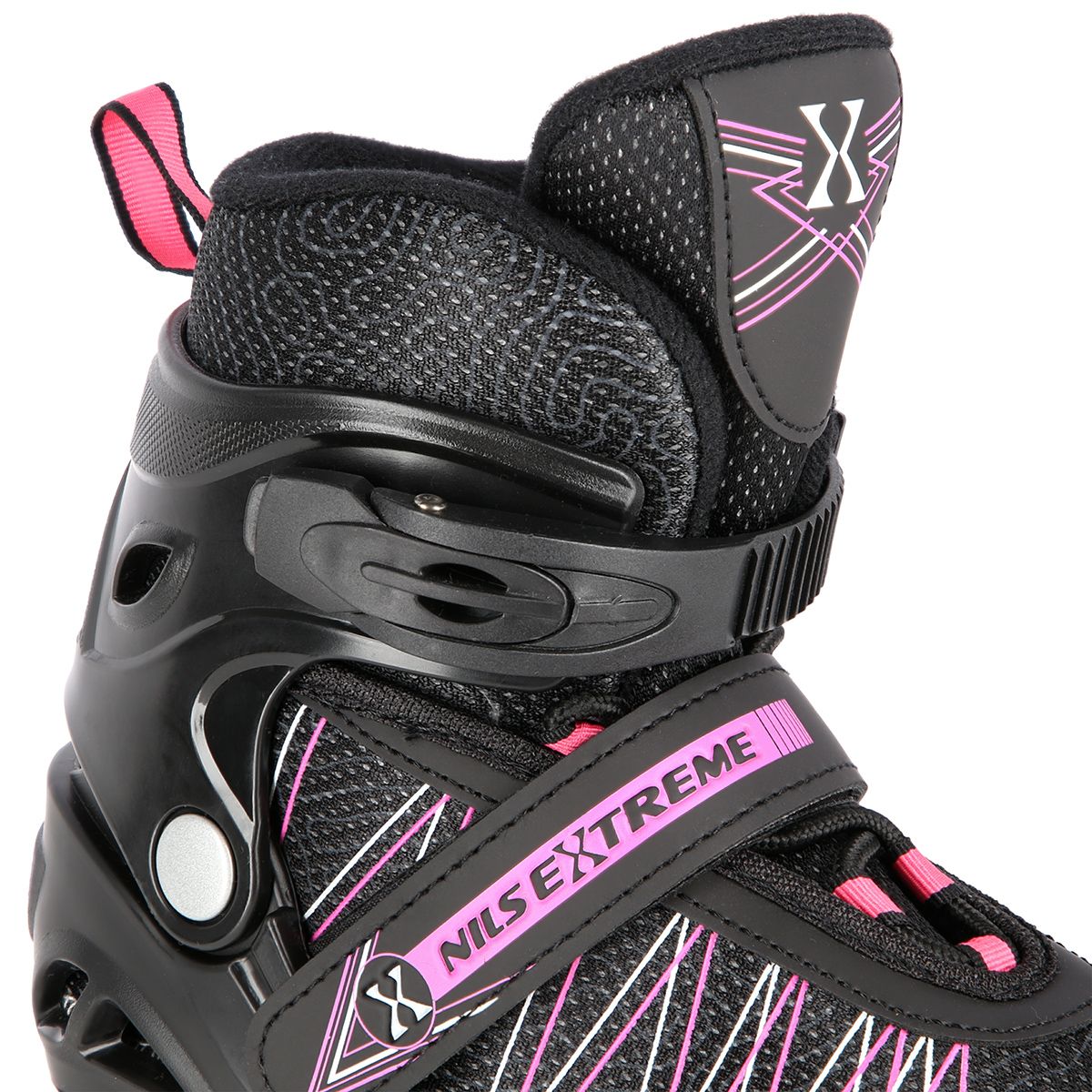 2-in-1 Inline & Ice Skates, Black/Pink, Size L (39-42)