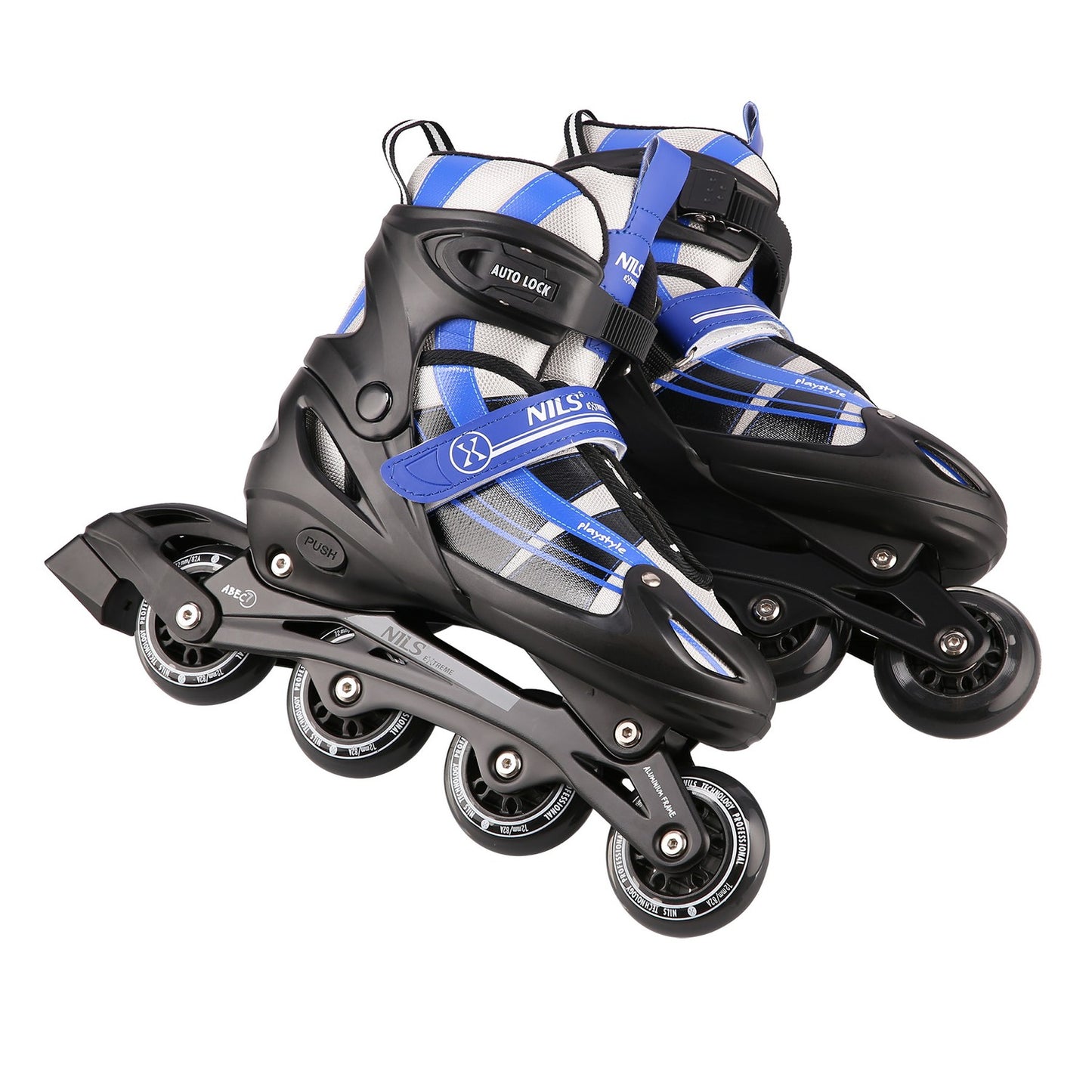 2-in-1 Inline & Ice Skates, Dark Blue, Size L (39-42)