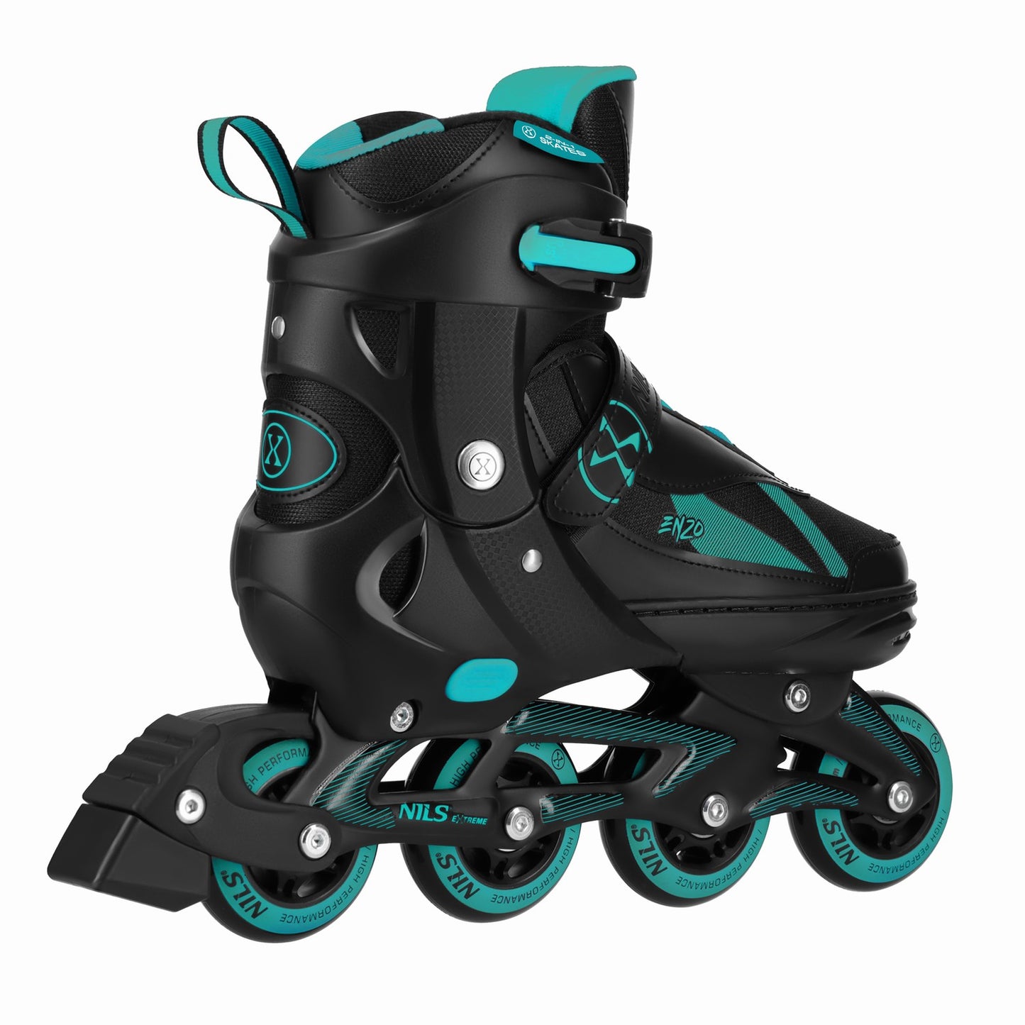 2-in-1 Inline & Ice Skates, Green, Size S (32-35)