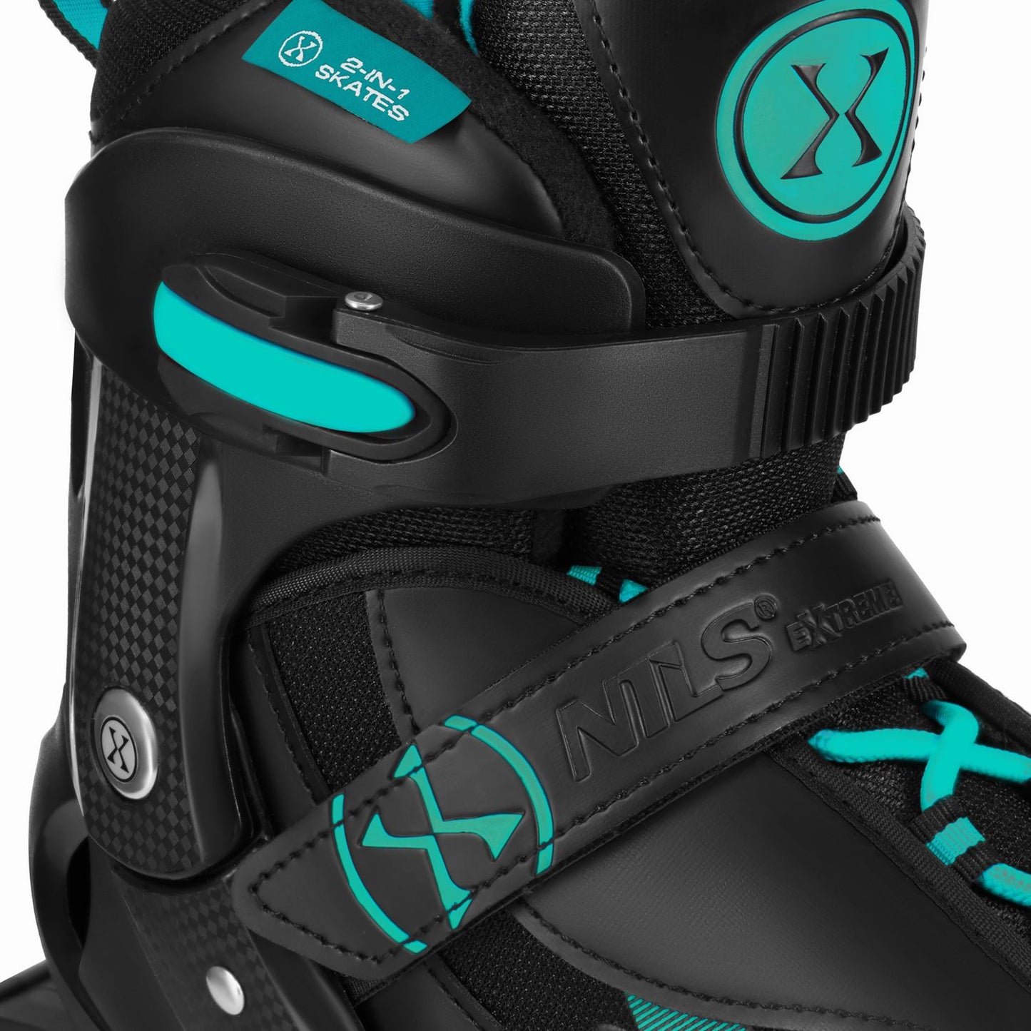 2-in-1 Inline & Ice Skates, Green, Size XS (28-31)
