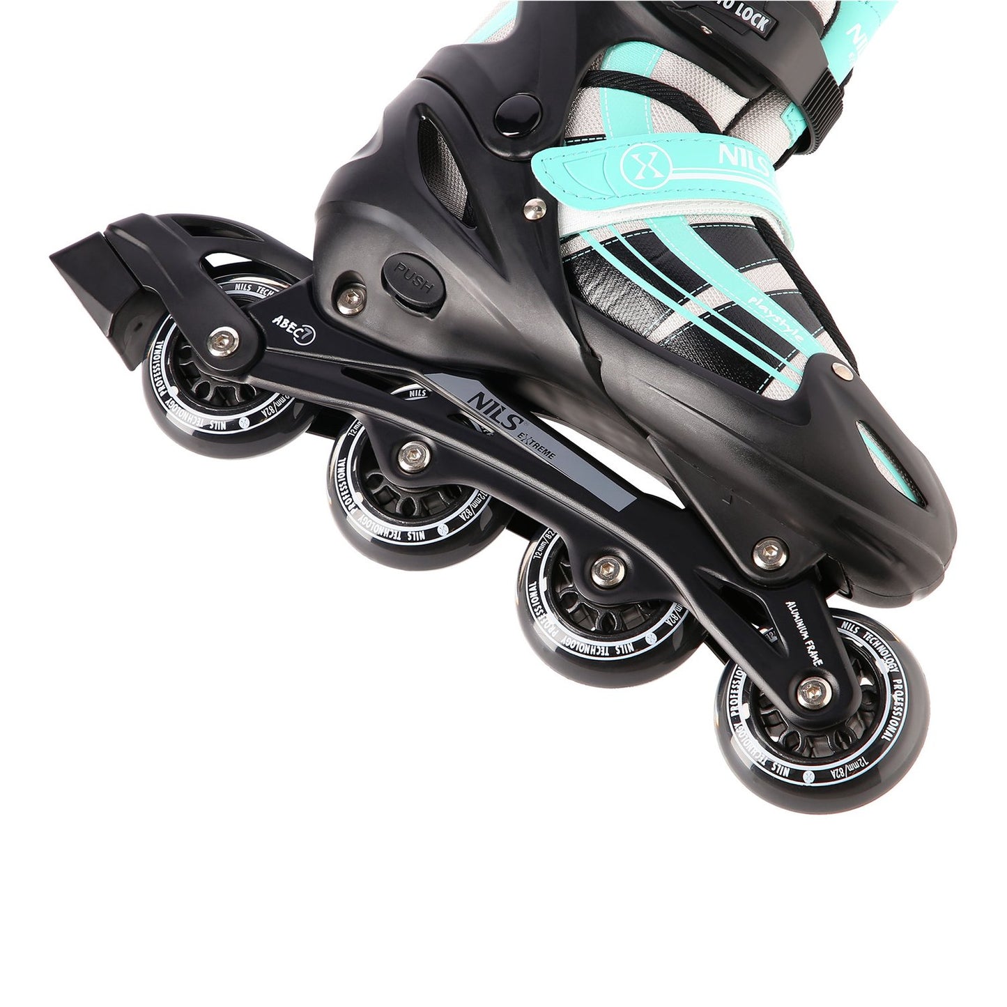 2-in-1 Inline & Ice Skates, Mint, Size S (31-34)