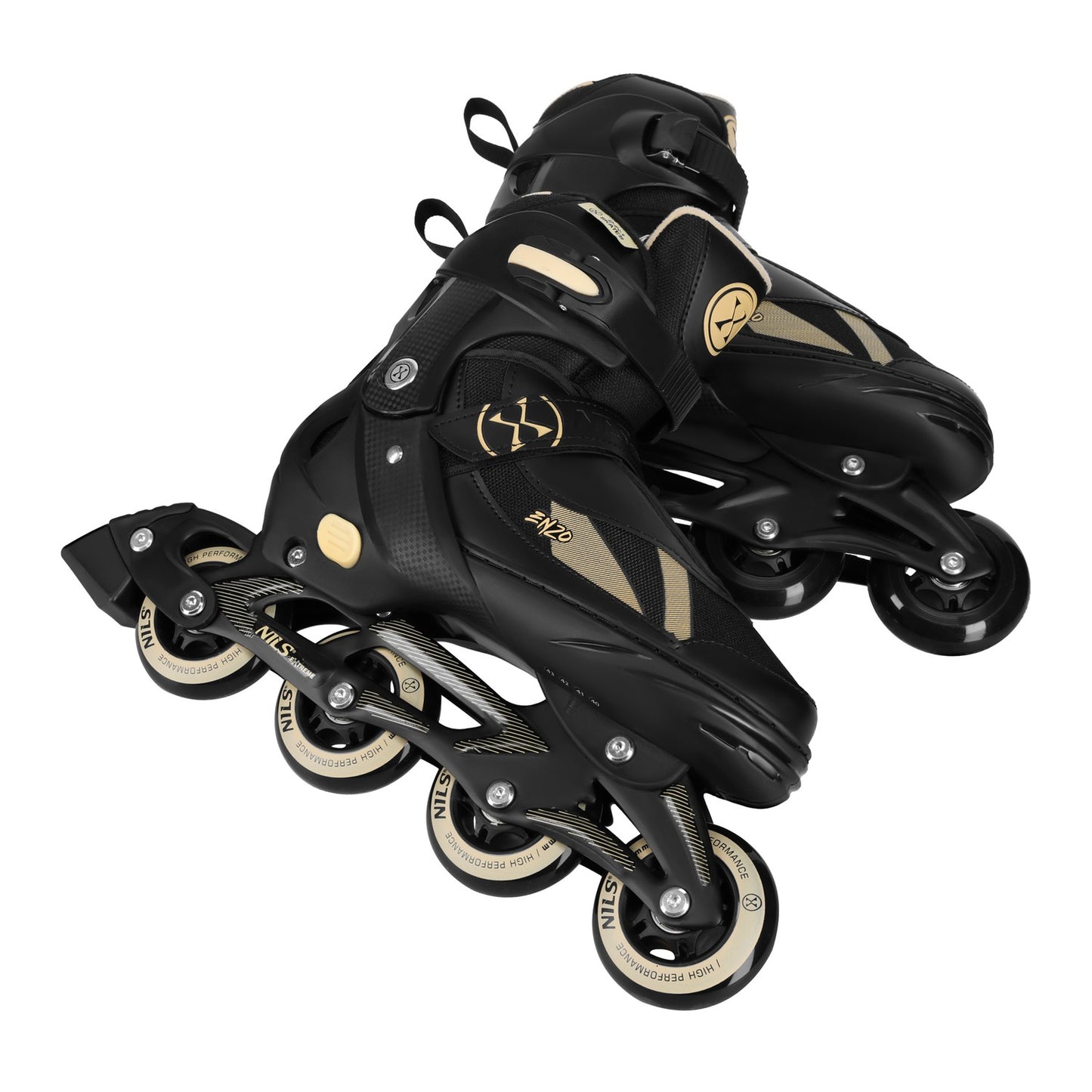 2-in-1 Inline & Ice Skates Set, Beige, Size S (32-35)