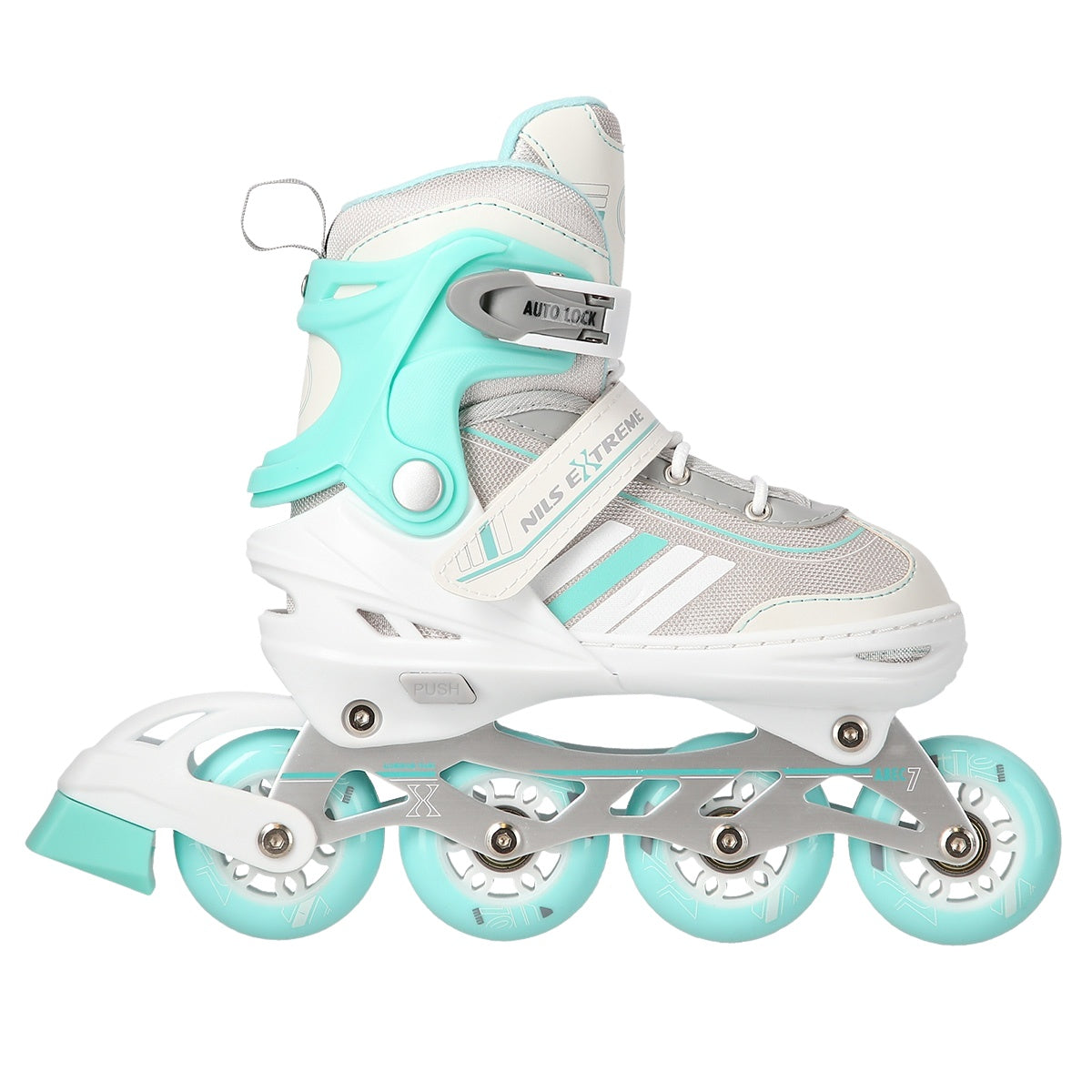 2-in-1 Inline & Ice Skates, White/Blue, Size L (39-43)