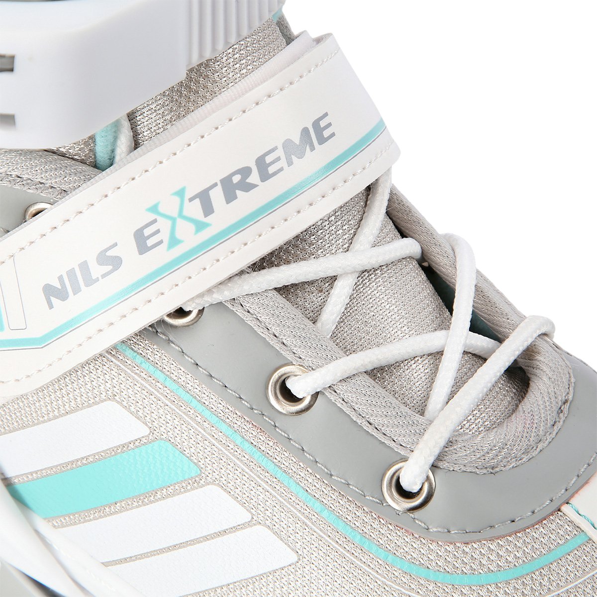 2-in-1 Inline & Ice Skates, White/Blue, Size M (34-38)