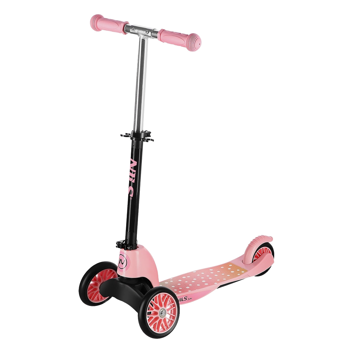 2-in-1 Pink Scooter for Kids