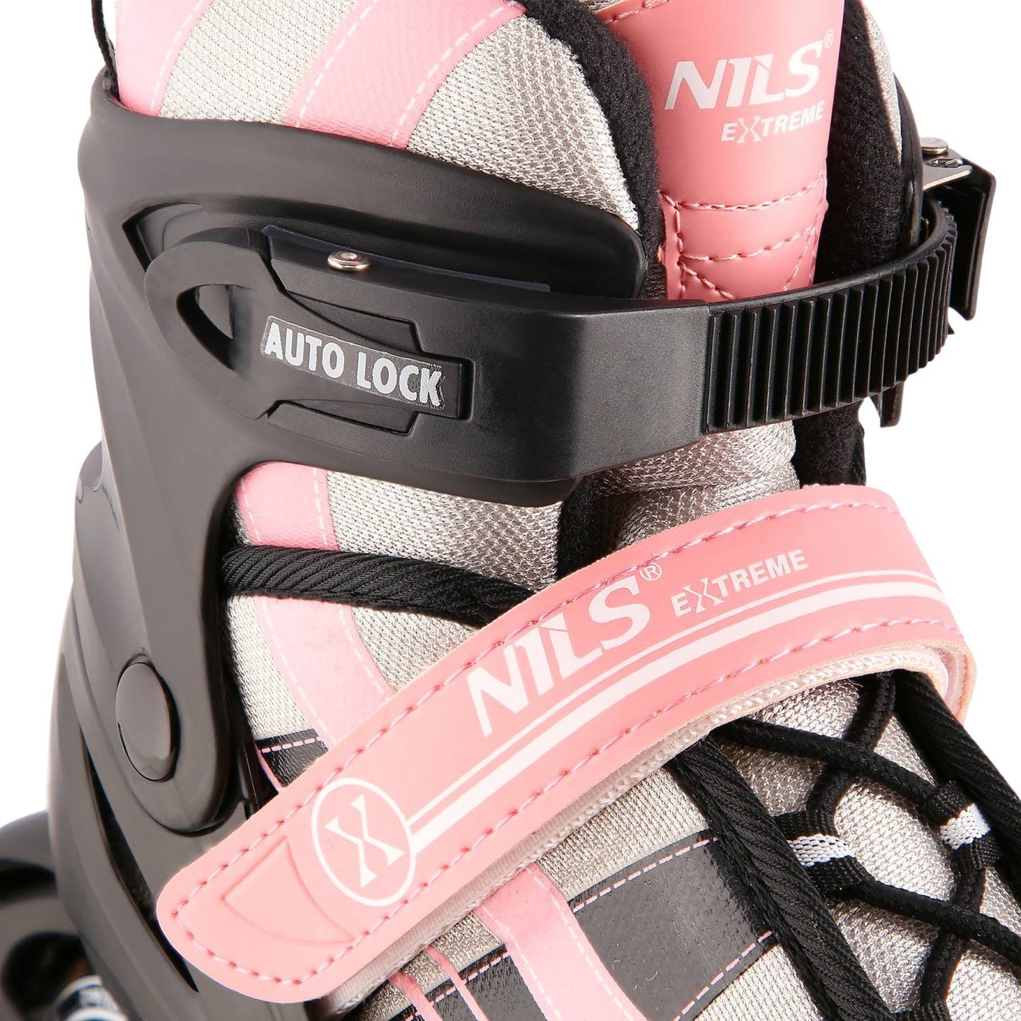 2-in-1 Pink-White Inline & Ice Skates, Size M (35-38)