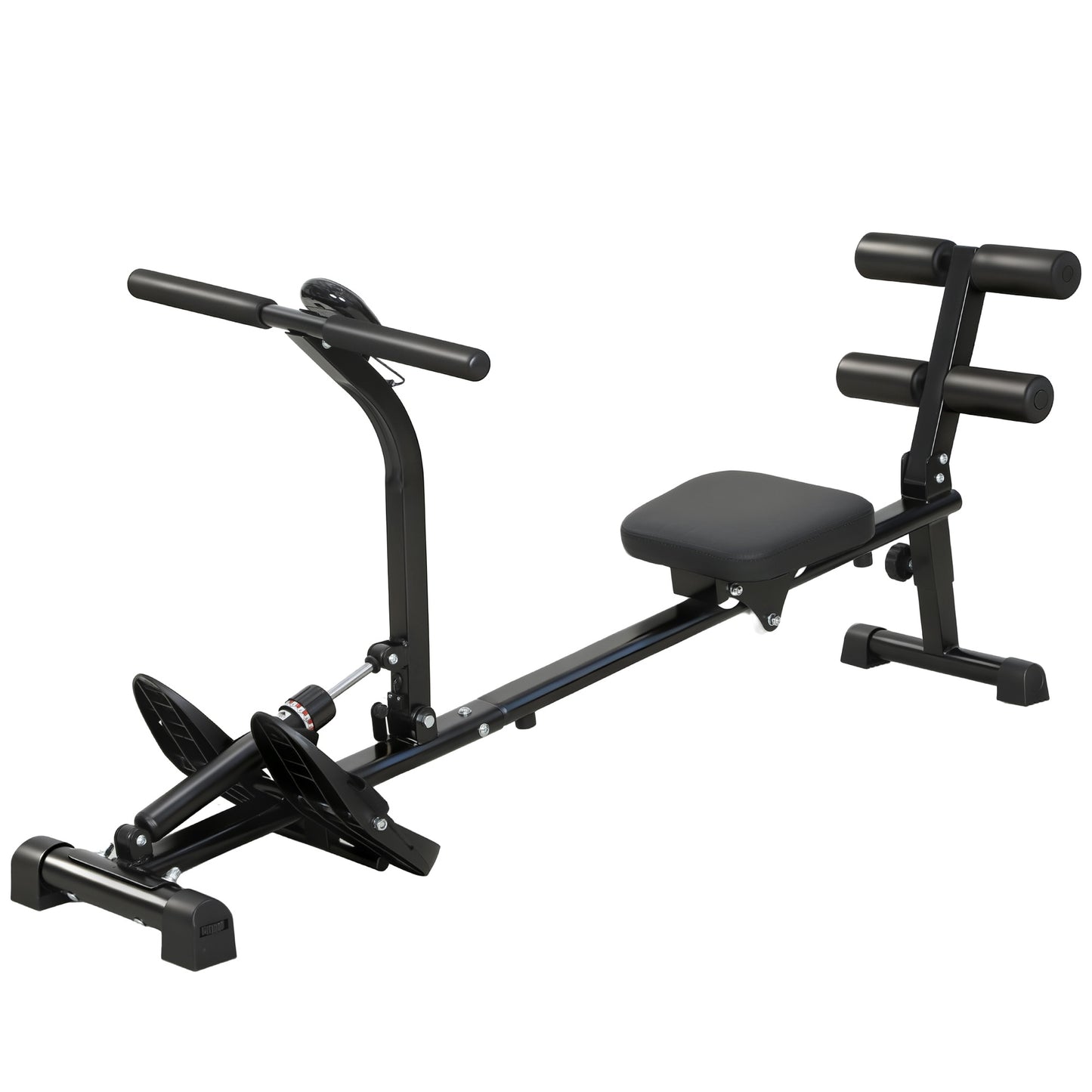2-in-1 Rowing Machine, Adjustable, LCD Display, Steel Frame
