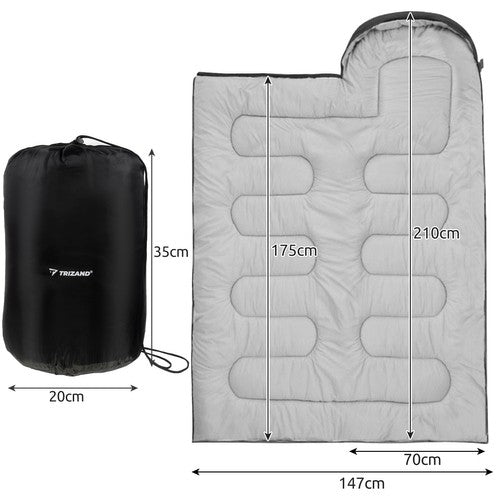 2in1 Trizand 21084 tourist sleeping bag
