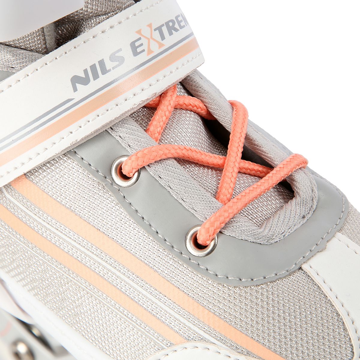 2-in-1 White/Pink Inline & Ice Skates, Size L (39-43)
