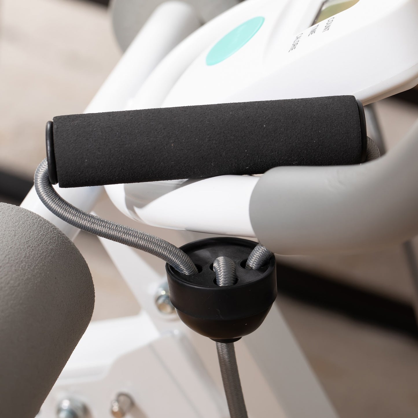 Adjustable ab bench, LCD screen, steel, 100 kg capacity