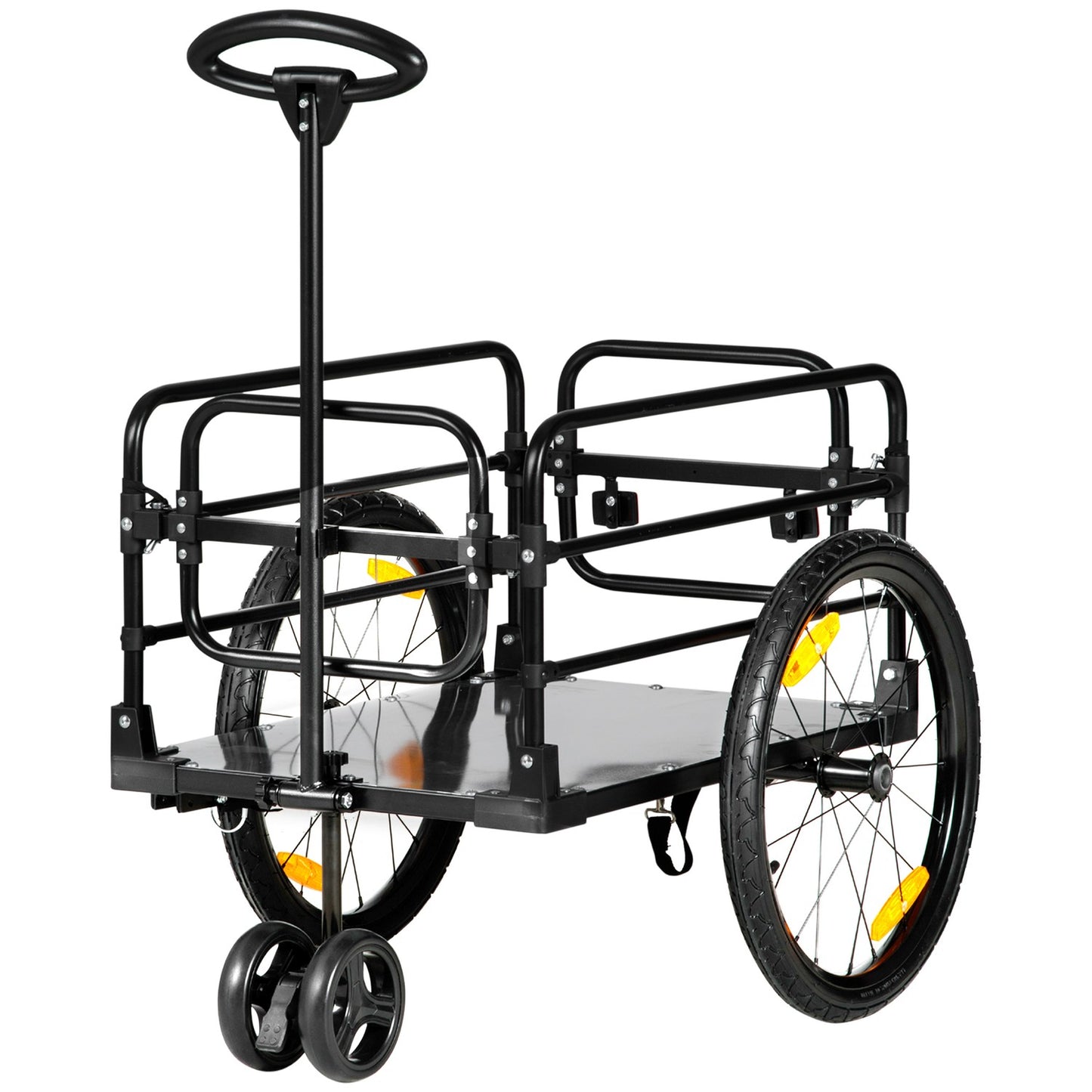 Truck with brake, cover and 40 kg load capacity
