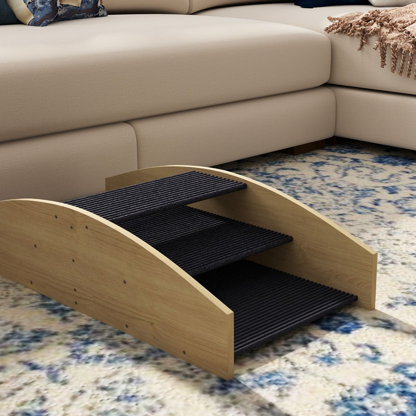 Dog Agility Rocker Ramp, wooden, for dogs under 15 kg