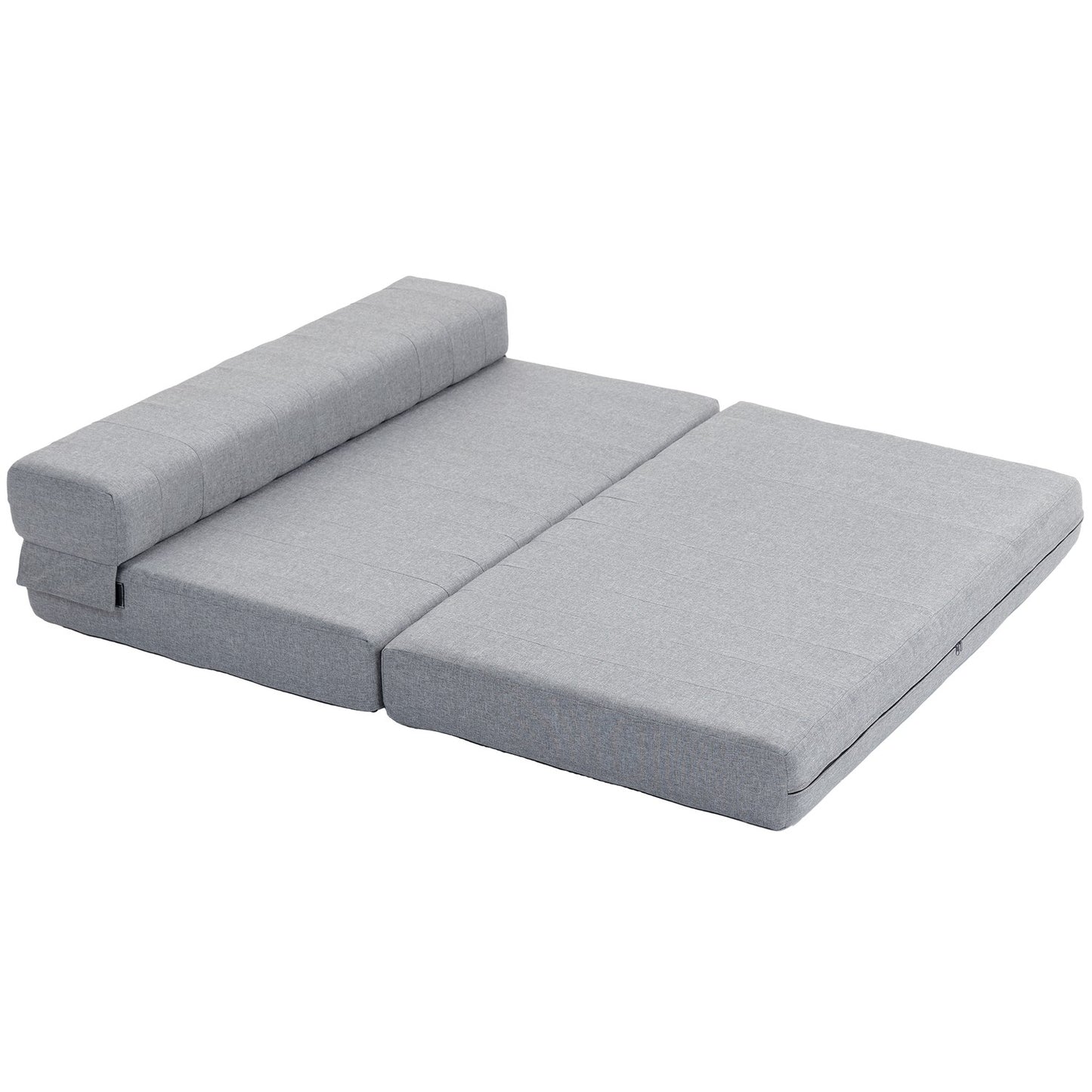 Folding 2-in-1 sofa bed, Linen Look for living room