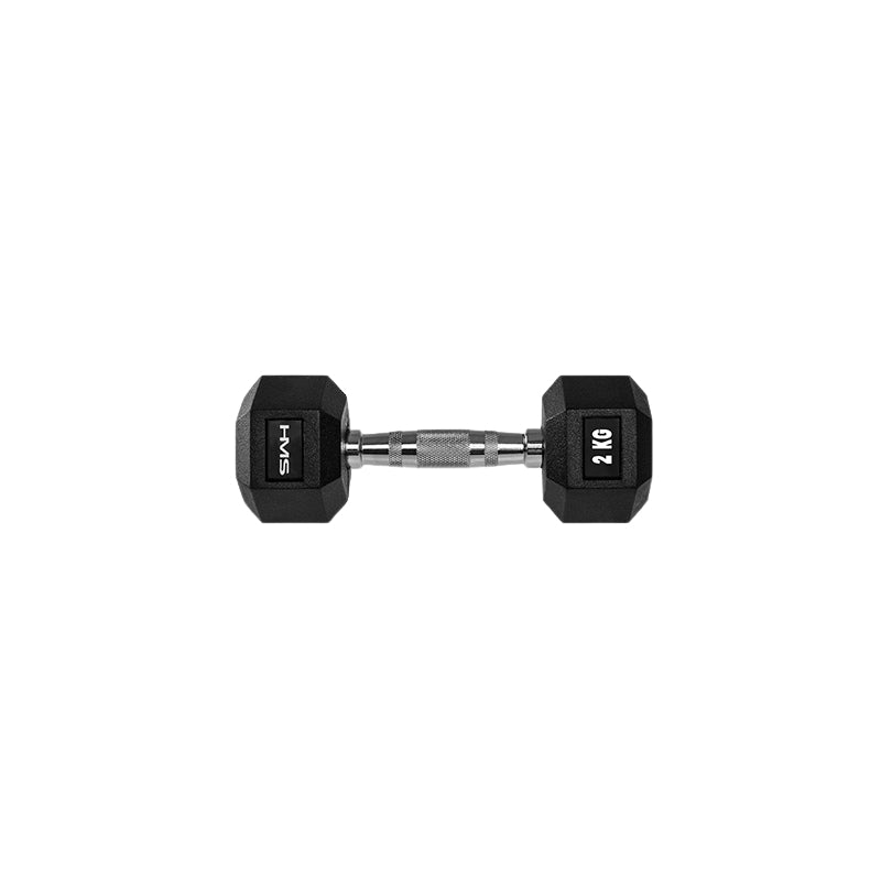 2 kg Hex Dumbbell – Rubber Coated