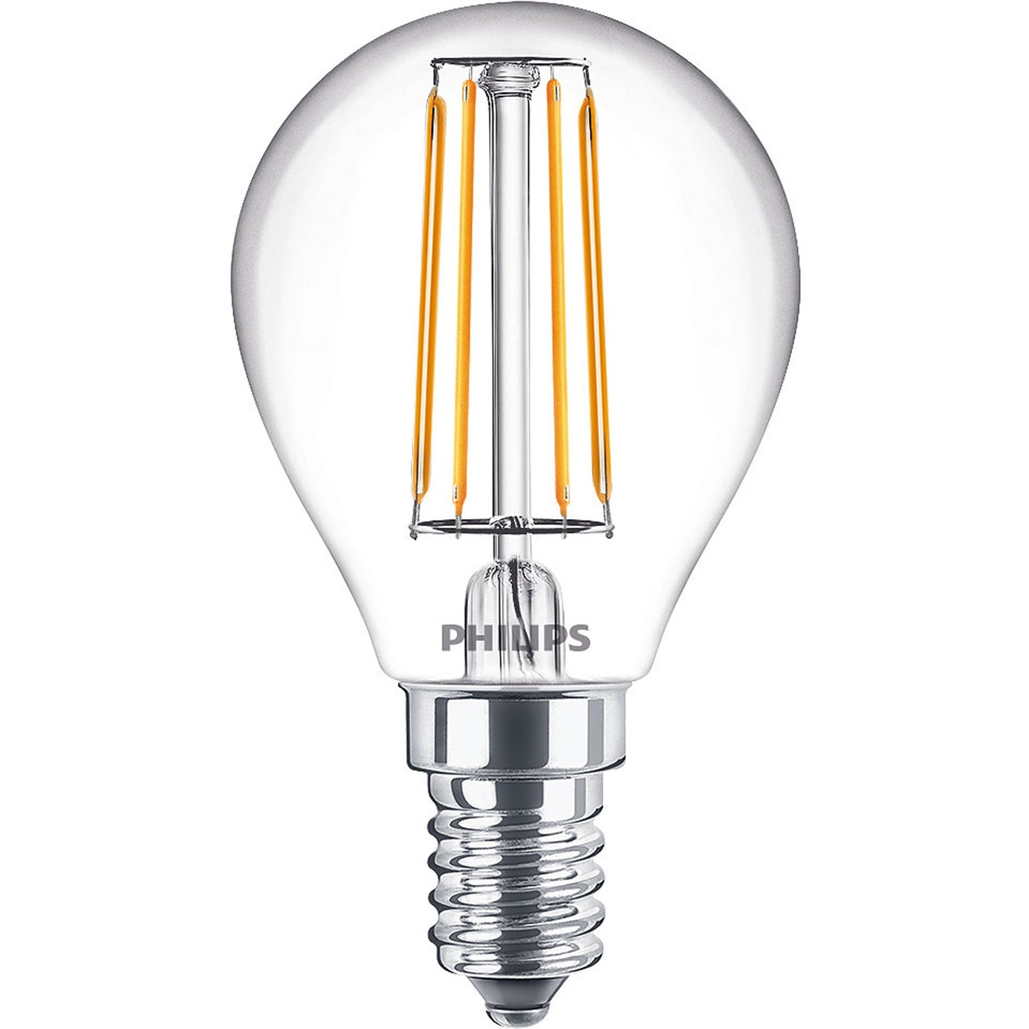 2-pack LED E14 Globe 4.3W (40W) Clear 470lm