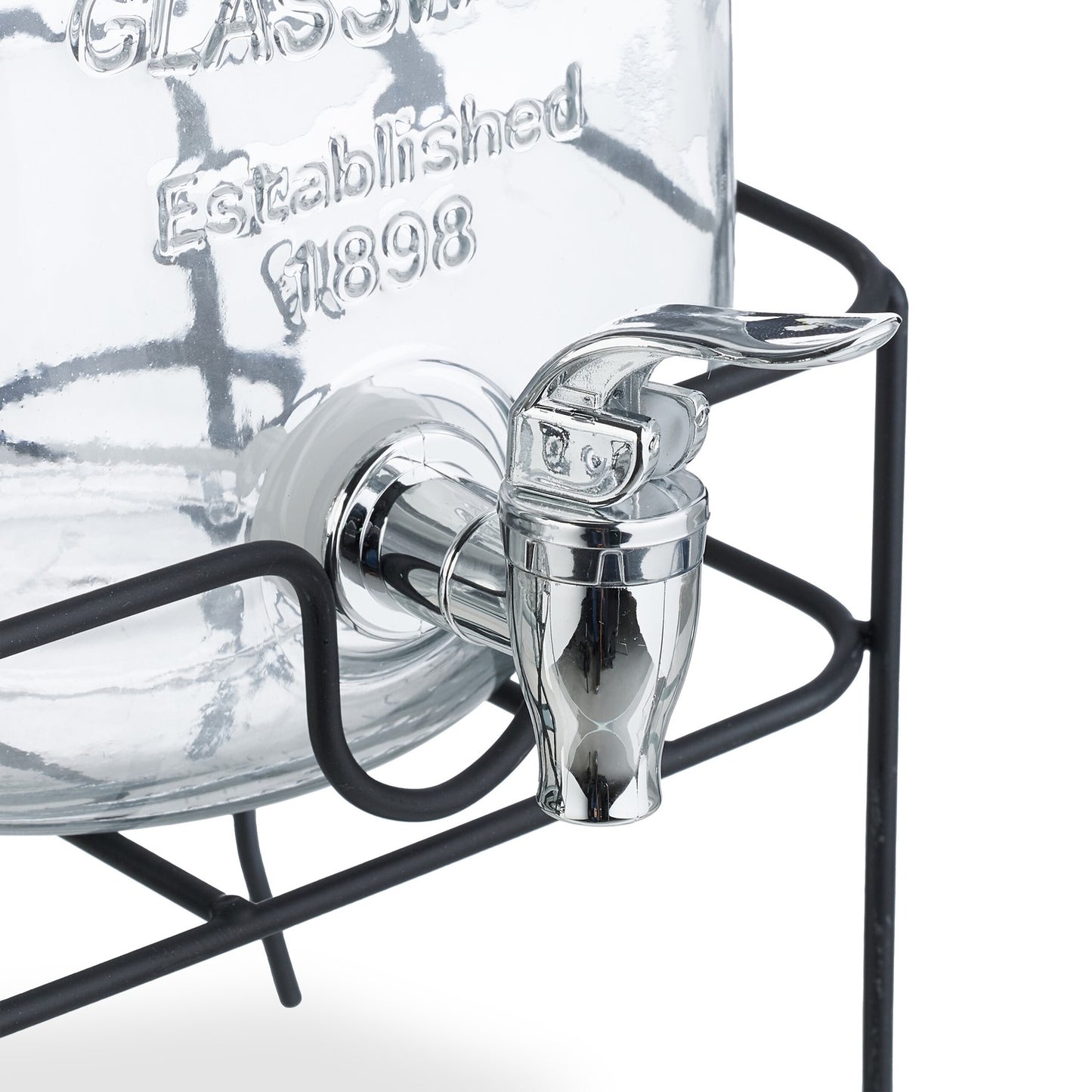 2-pack beverage dispenser with stand 4L