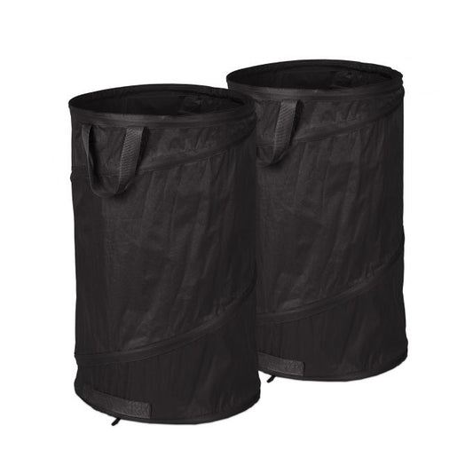 2 pcs. garden bags 120-liter black