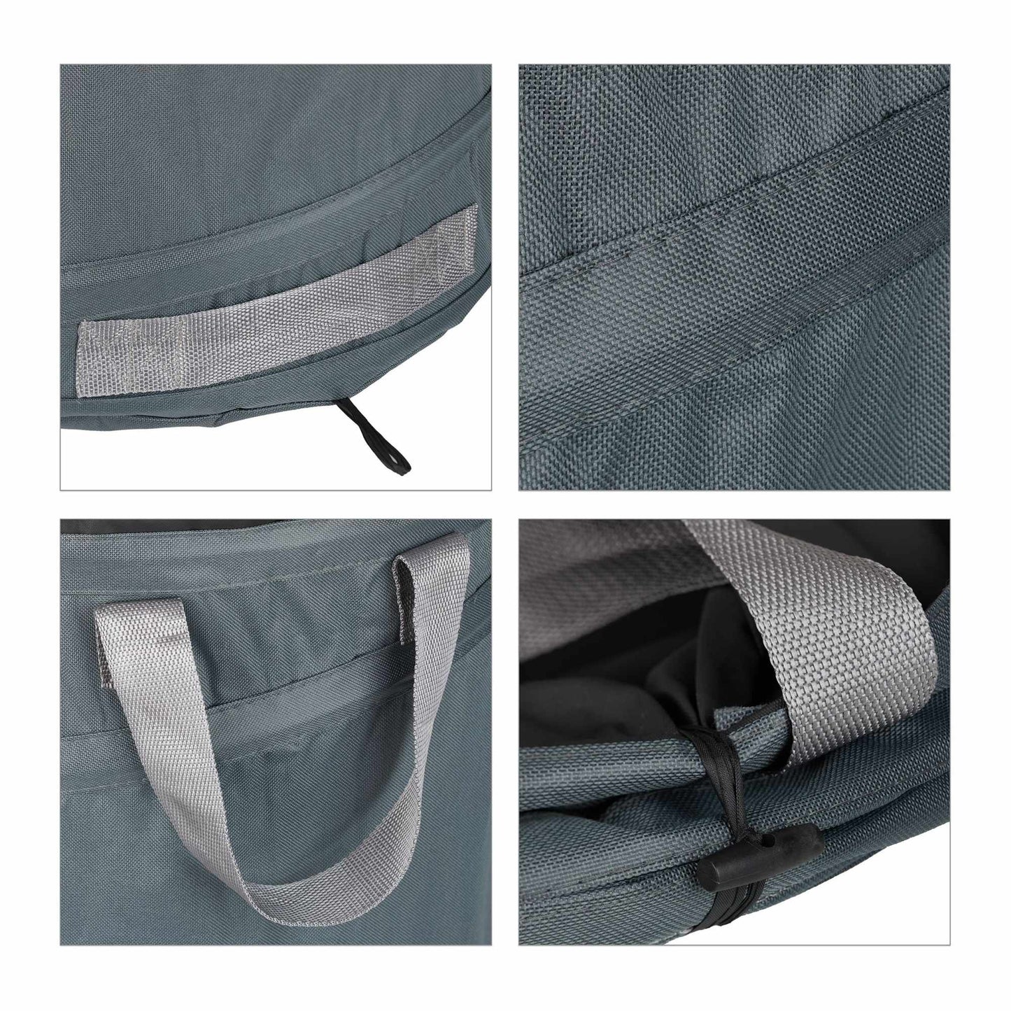2 pcs. garden sacks 120-litre grey
