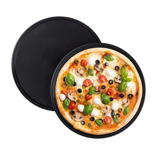 2 pcs. round pizza pans