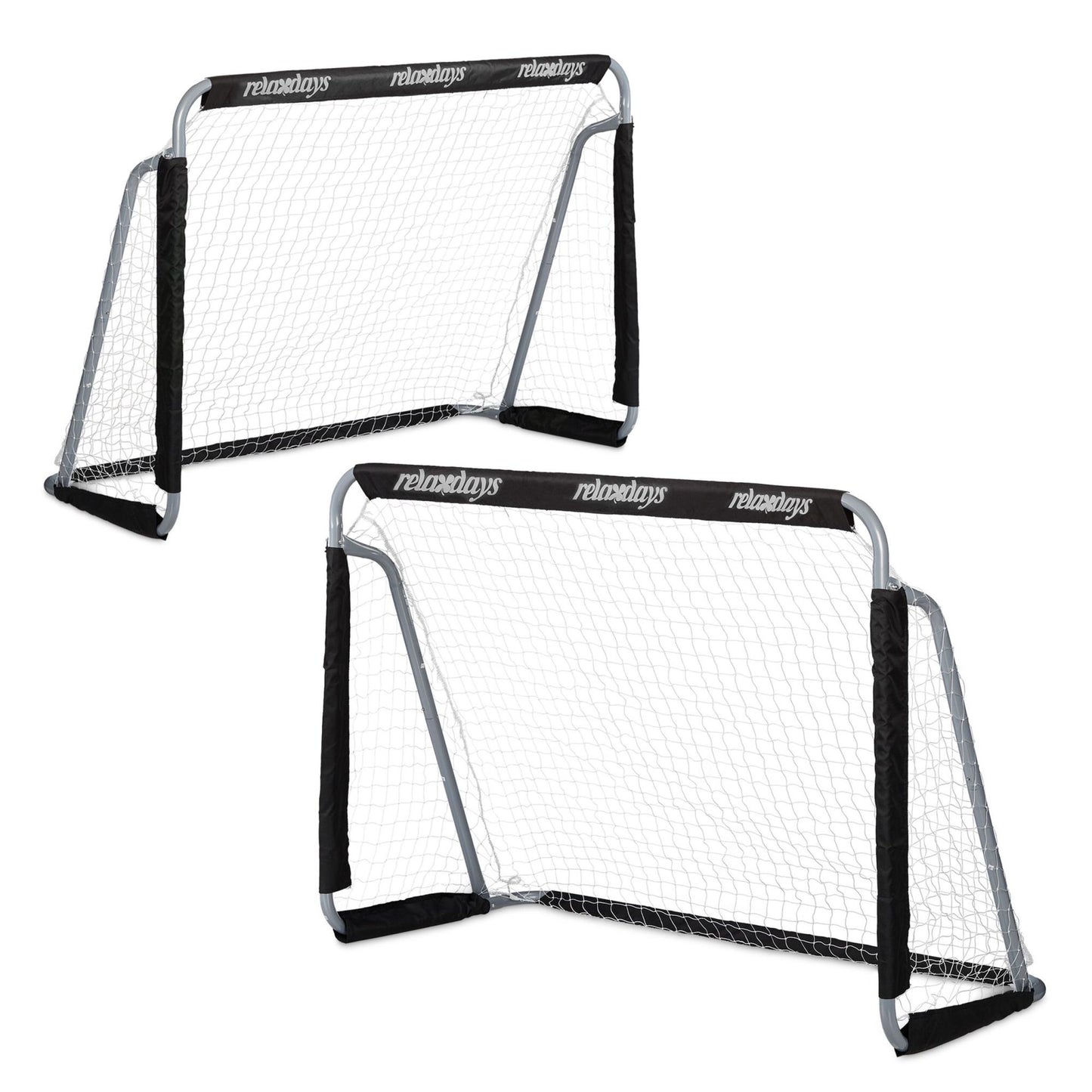 2 pcs. soccer goal in black