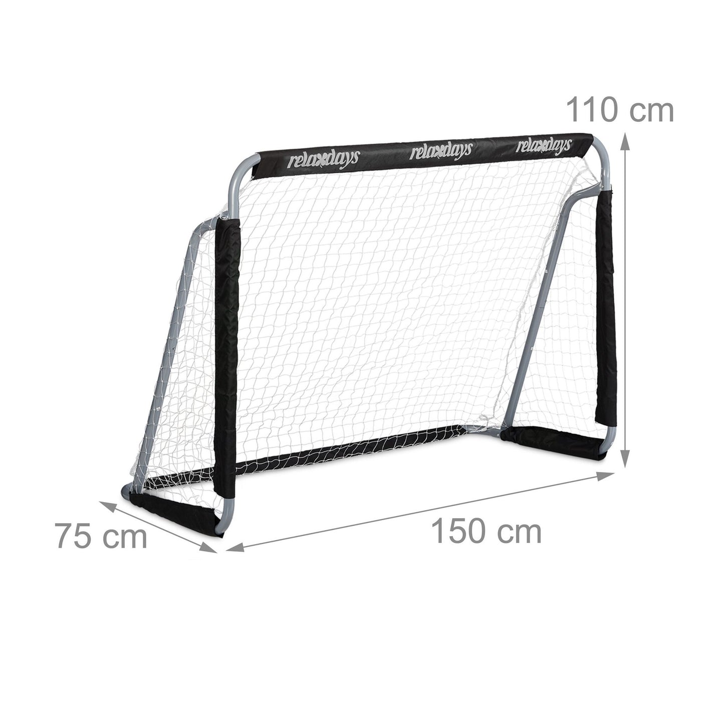 2 pcs. soccer goal in black