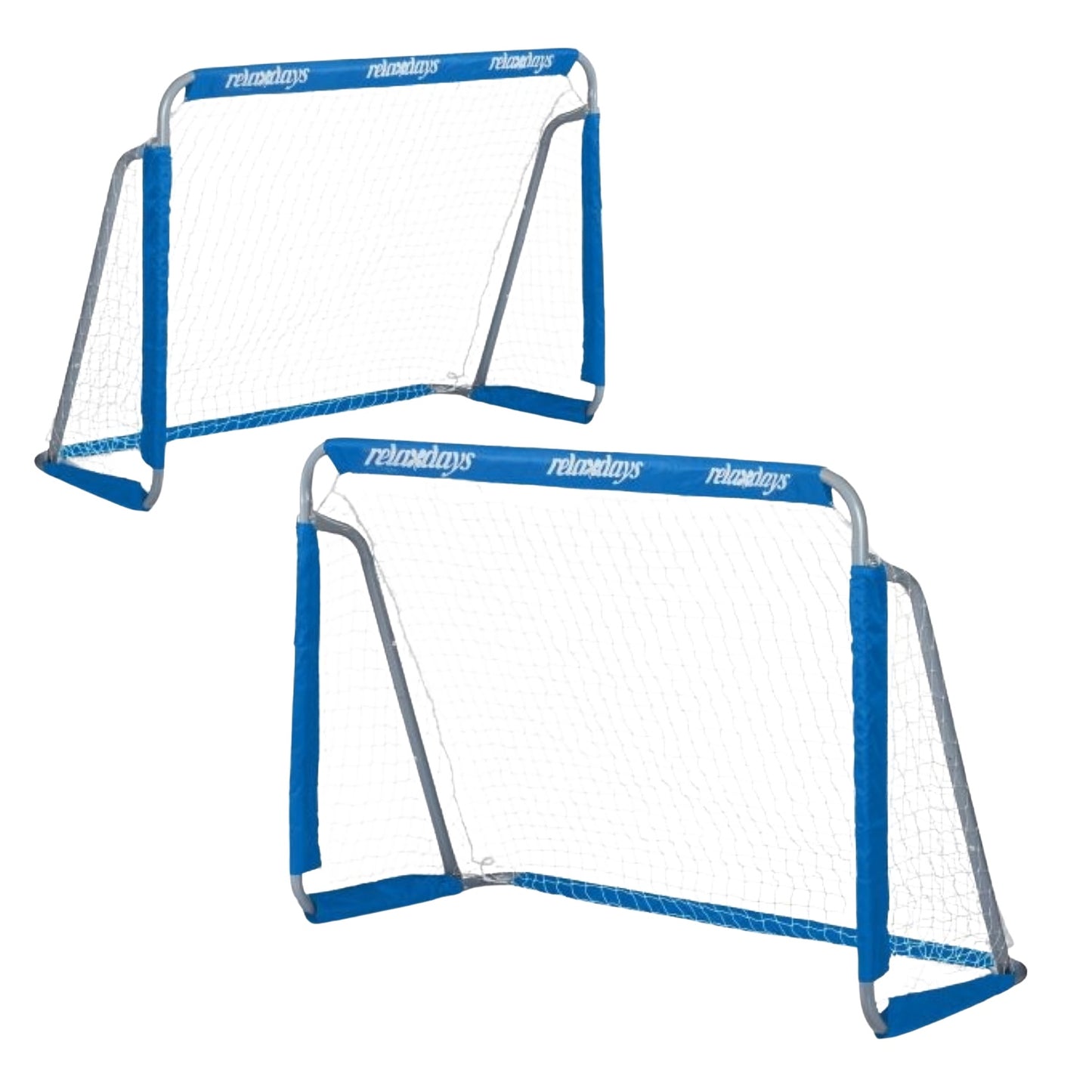 2 pcs. soccer goal in blue