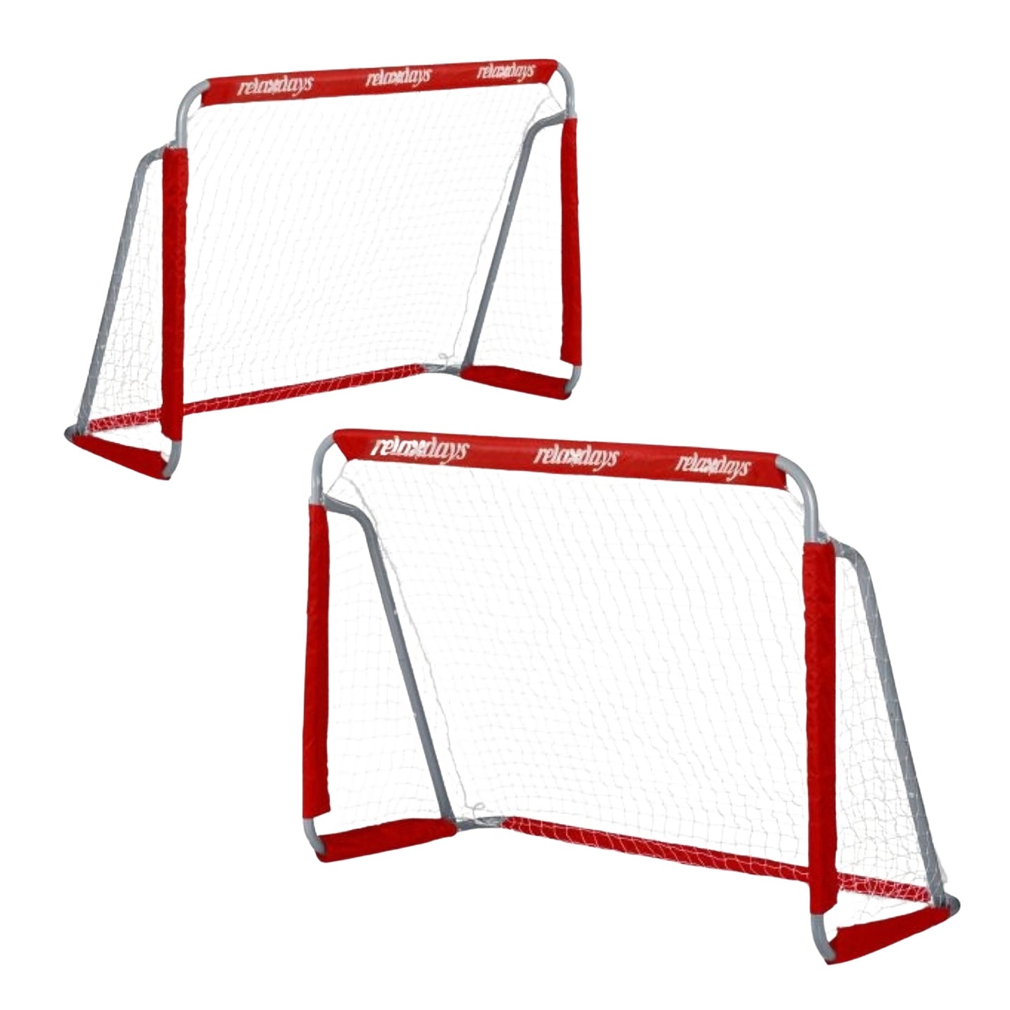 2 pcs. soccer goal in red